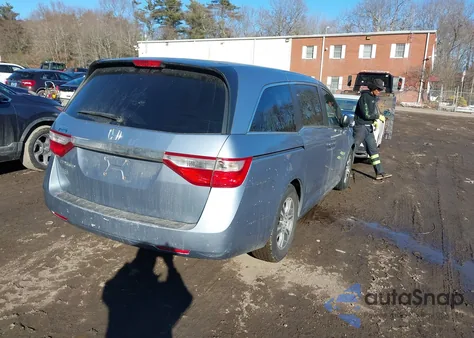2012 Honda Odyssey Ex z USA, uszkodzony, nr VIN 5FNRL5H42CB108158